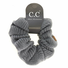 Load image into Gallery viewer, Solid Knit Ponytail C.C Women&#39;s Scrunchie

