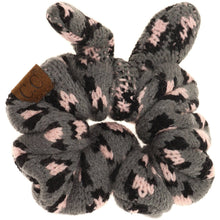 Load image into Gallery viewer, Leopard Jacquard Ponytail C.C Scrunchie
