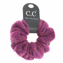 Load image into Gallery viewer, Two-tone Knit Ponytail C.C Women&#39;s Scrunchie
