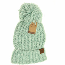 Load image into Gallery viewer, Chenille Pom CC Beanie

