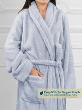 Load image into Gallery viewer, Women&#39;s Sherpa Fluffy Robe
