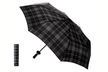 Load image into Gallery viewer, Black Plaid Bottle Umbrella
