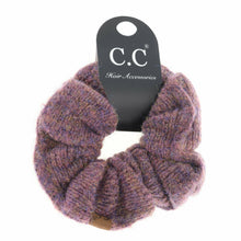 Load image into Gallery viewer, Two-tone Knit Ponytail C.C Women&#39;s Scrunchie
