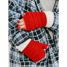 Load image into Gallery viewer, Fingerless Sherpa Lined Women&#39;s Gloves

