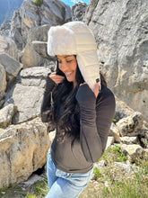 Load image into Gallery viewer, Solid Puffer Trapper C.C Beanie
