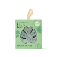 Load image into Gallery viewer, Lemon Lavender In The Buff Super Sudsy Soap Sponge
