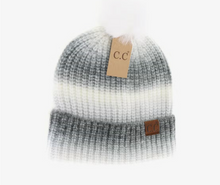 Load image into Gallery viewer, CC. Ombre Pom Pom Hat
