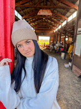 Load image into Gallery viewer, C.C Rhinestone Net Cuff Beanie
