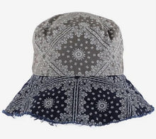 Load image into Gallery viewer, C.C Paisley Bandana Bucket Hat
