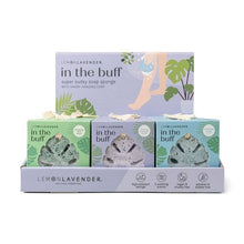 Load image into Gallery viewer, Lemon Lavender In The Buff Super Sudsy Soap Sponge
