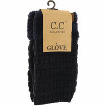 Load image into Gallery viewer, Fingerless Sherpa Lined Women&#39;s Gloves
