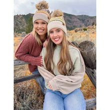 Load image into Gallery viewer, Fair Isle Print C.C Beanie
