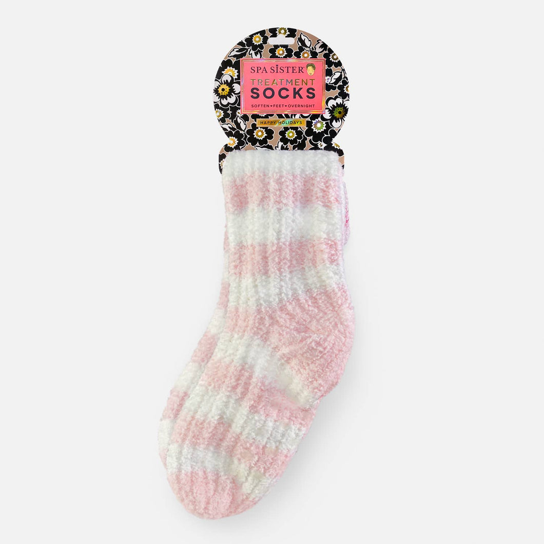 Holiday Treatment Socks With Jojoba & Lavender Oils