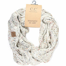 Load image into Gallery viewer, Flecked CC Infinity Scarf
