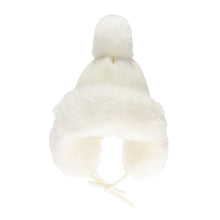 Load image into Gallery viewer, Thick Knitted Trapper Pom C.C Beanie
