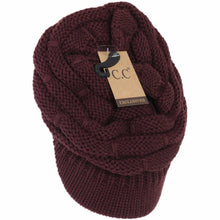 Load image into Gallery viewer, Ribbed Knit Hat with Brim
