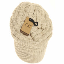 Load image into Gallery viewer, Ribbed Knit Hat with Brim
