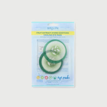 Load image into Gallery viewer, Cucumber hydro-Soothing Spa, Cooling Eye Pads - 12 Pads
