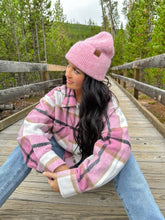 Load image into Gallery viewer, Mohair Feel Wide Cuff C.C Beanie
