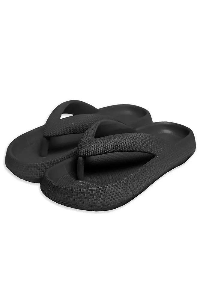 Black Comfy Flip Flop