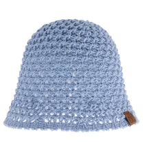 Load image into Gallery viewer, C.C Chunky Crochet Cloche Bucket Hat
