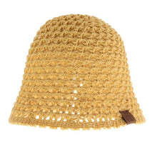 Load image into Gallery viewer, C.C Chunky Crochet Cloche Bucket Hat
