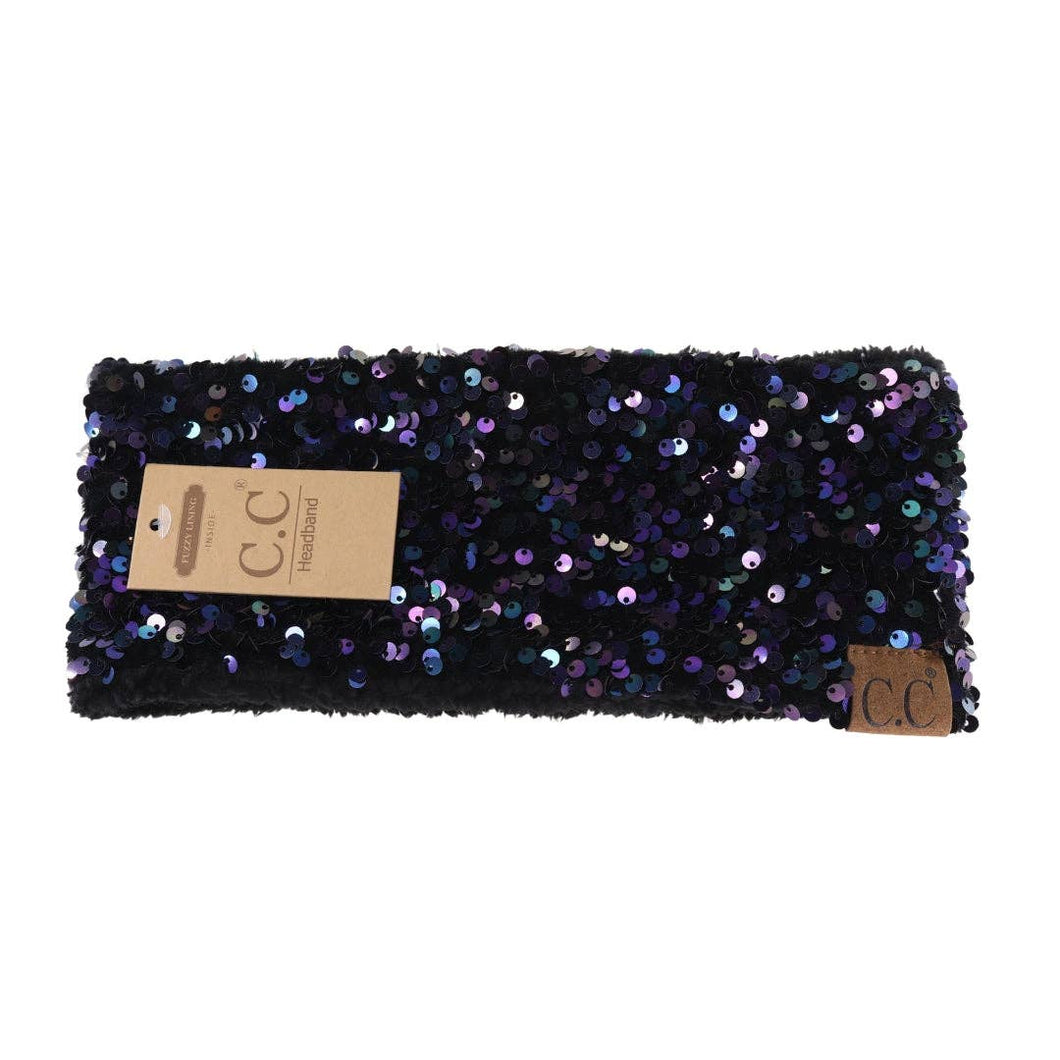Cluster Sequin Women's Fashion Headband Wrap