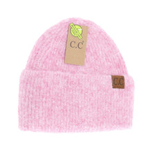 Load image into Gallery viewer, Mohair Feel Wide Cuff C.C Beanie
