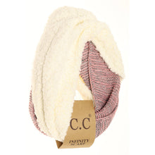 Load image into Gallery viewer, Popcorn Heathered Sherpa Lined Knit Scarf
