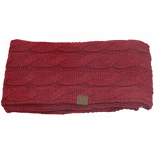 Load image into Gallery viewer, Fuzzy Lined Solid Cable Knit CC Infinity Scarf

