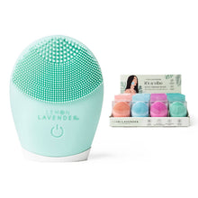 Load image into Gallery viewer, Lemon Lavender It&#39;s a Vibe Sonic Cleanser Brush
