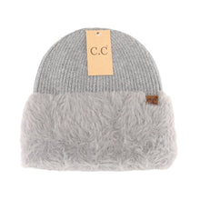 Load image into Gallery viewer, Faux Fur Cuff C.C Beanie HTE0105
