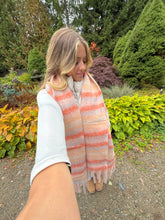 Load image into Gallery viewer, Horizontal Multi Color Stripe C.C Scarf
