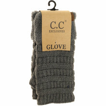 Load image into Gallery viewer, Fingerless Sherpa Lined Women&#39;s Gloves
