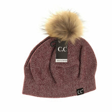Load image into Gallery viewer, C.C Black Label Special Tweed Knit Beanie
