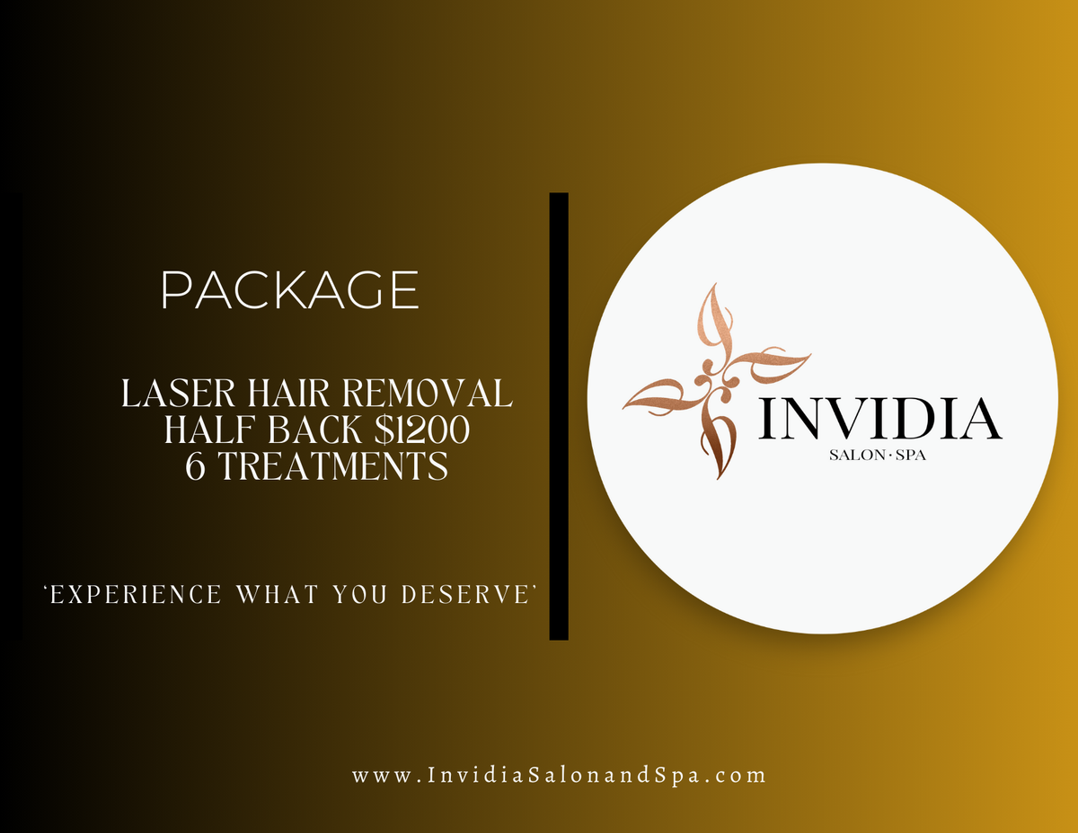 Half Back Laser Hair Removal Package – salon products.com