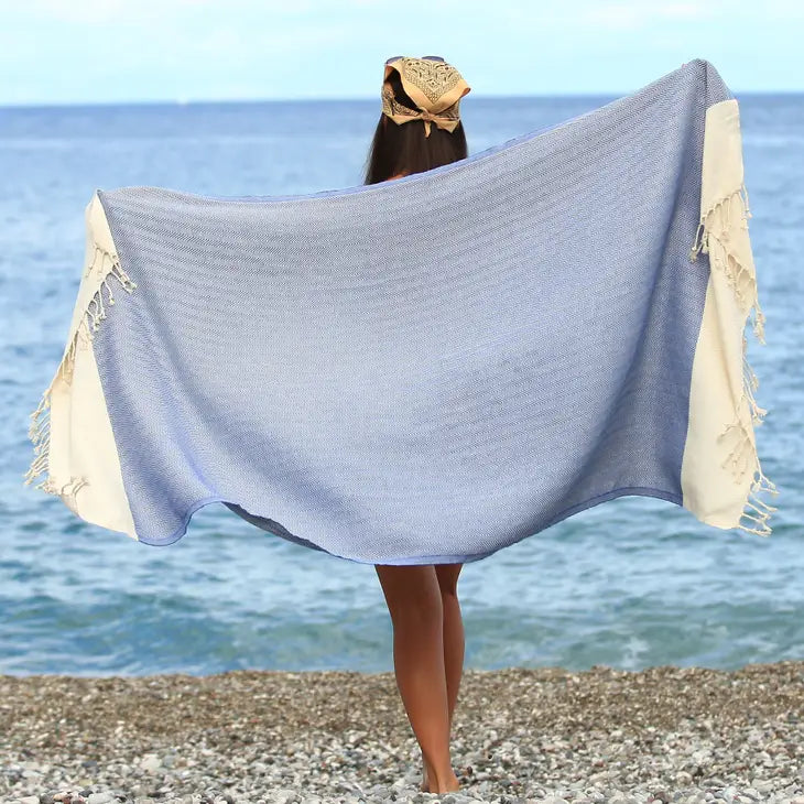 Sax Blue Beach Towel