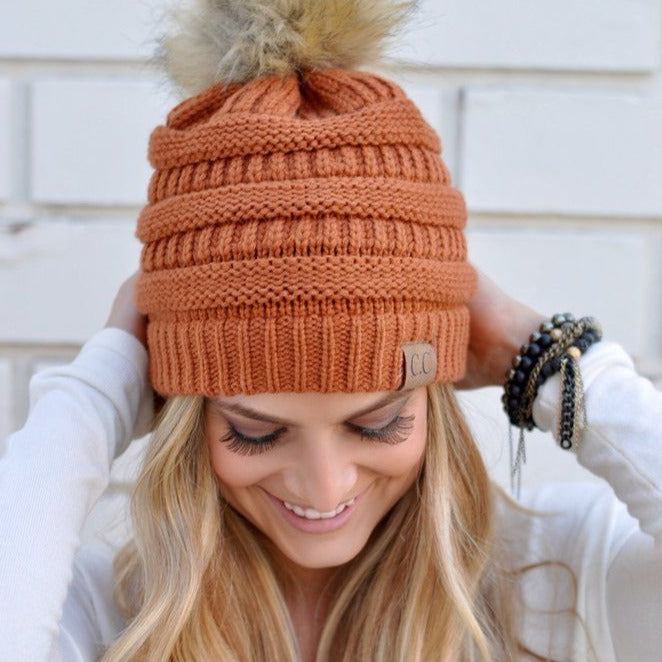 CC. Winter Pom-Pom Hat