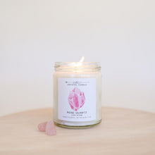Load image into Gallery viewer, Jax Kelly Rose Quartz Crystal Candle
