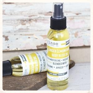 RINSE Body Bliss Oil - Ginger Lemongrass