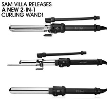 Load image into Gallery viewer, Sam Villa 2 - in 1 Curling Iron &amp; Hair Curling Wand
