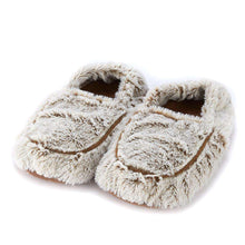 Load image into Gallery viewer, Warmies Spa Slippers- Brown Marshmallow
