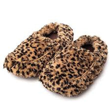 Load image into Gallery viewer, Warmies Spa Slippers- Leopard
